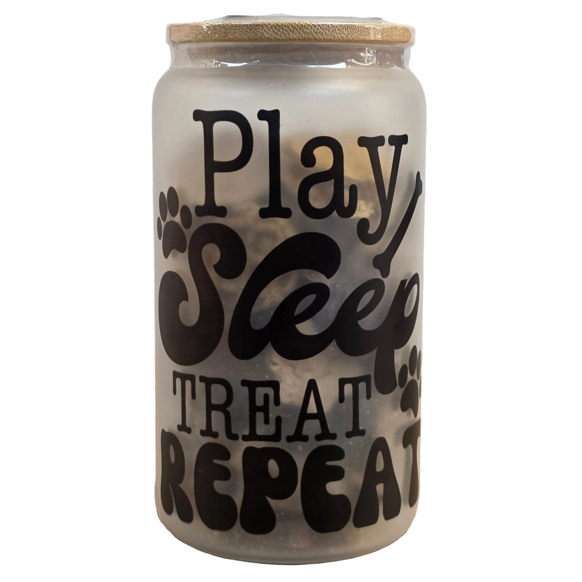 Eva's Doggy Treats, Treat Jars Filled with Bakery Dog Cookies