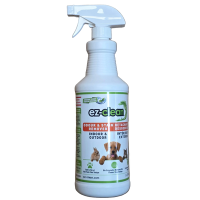 ez-clean Odor & Stain Remover, Indoor & Outdoor, All Pets, Spray Bottle