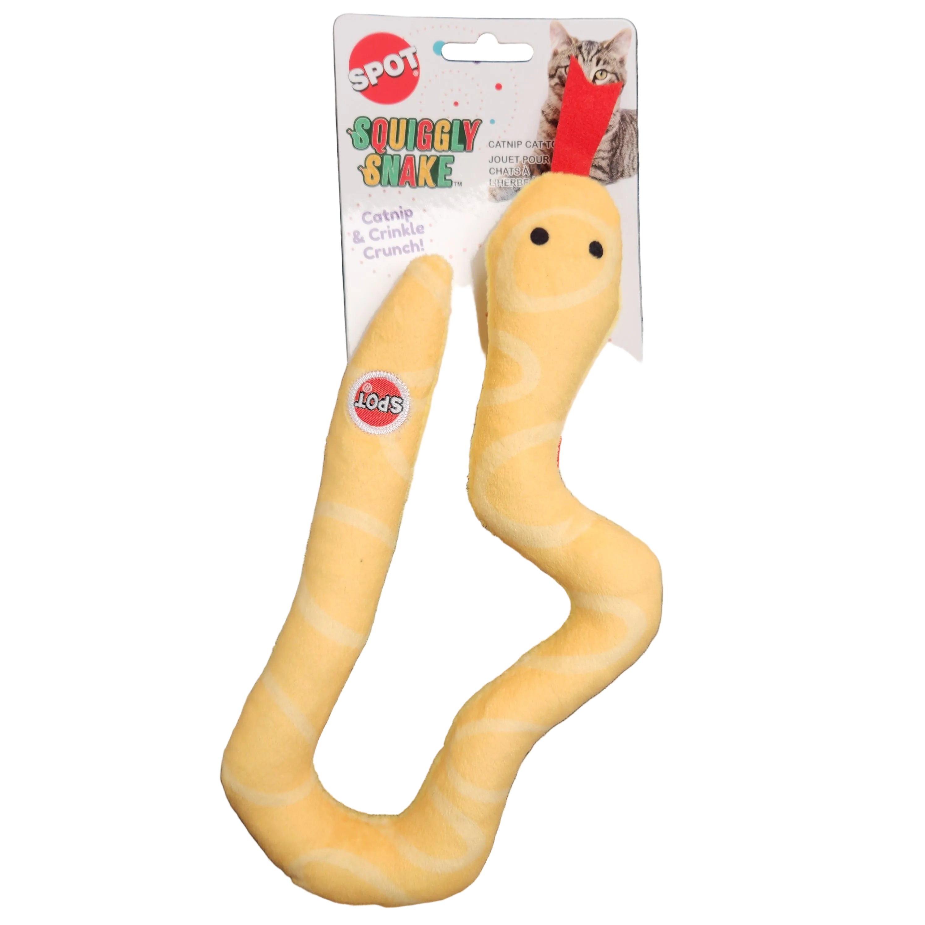 Spot Squiggly Snake Catnip & Crinkle Toy 20"