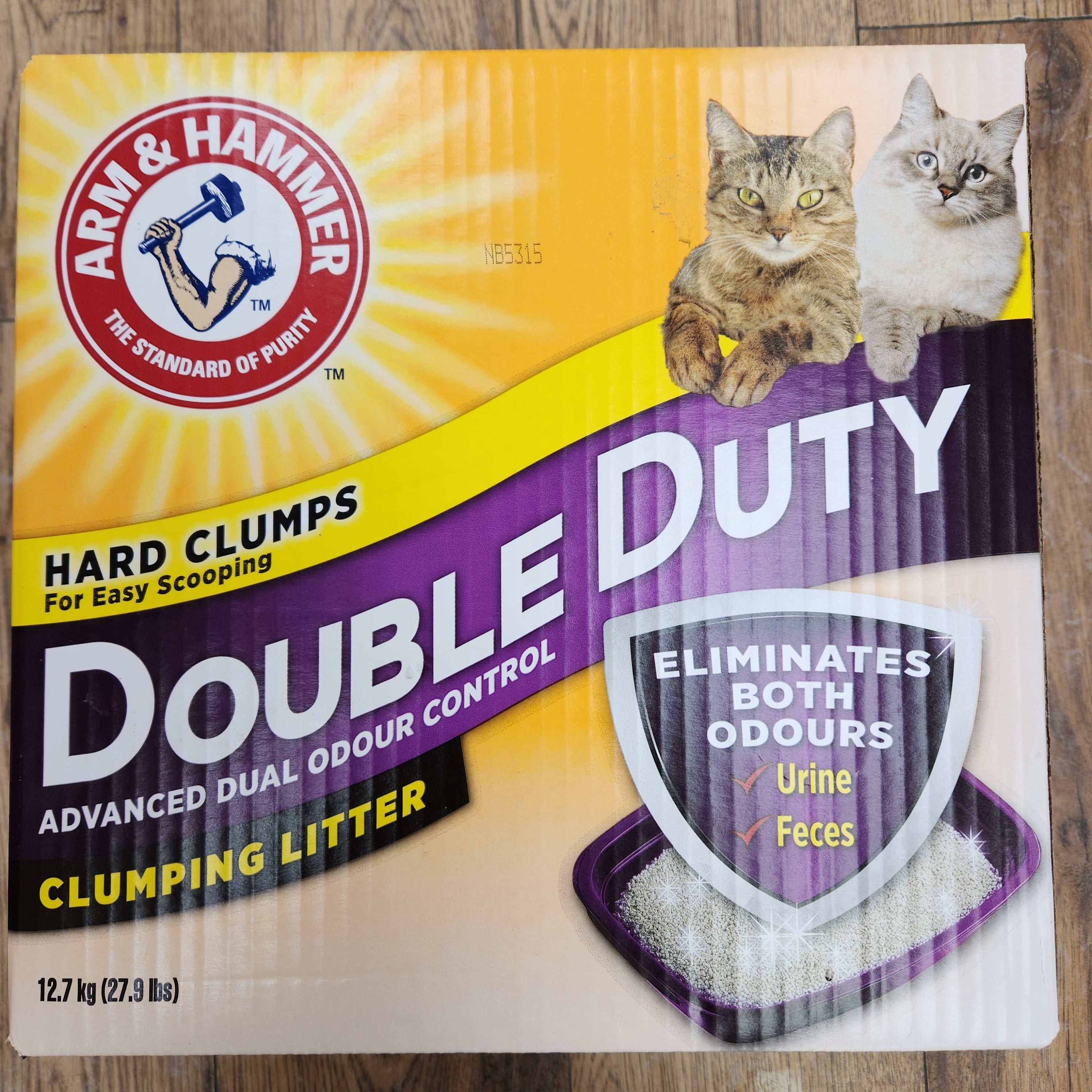 Arm & Hammer Double Duty Advanced Odour Control Hard Clumping Litter 12.7kg