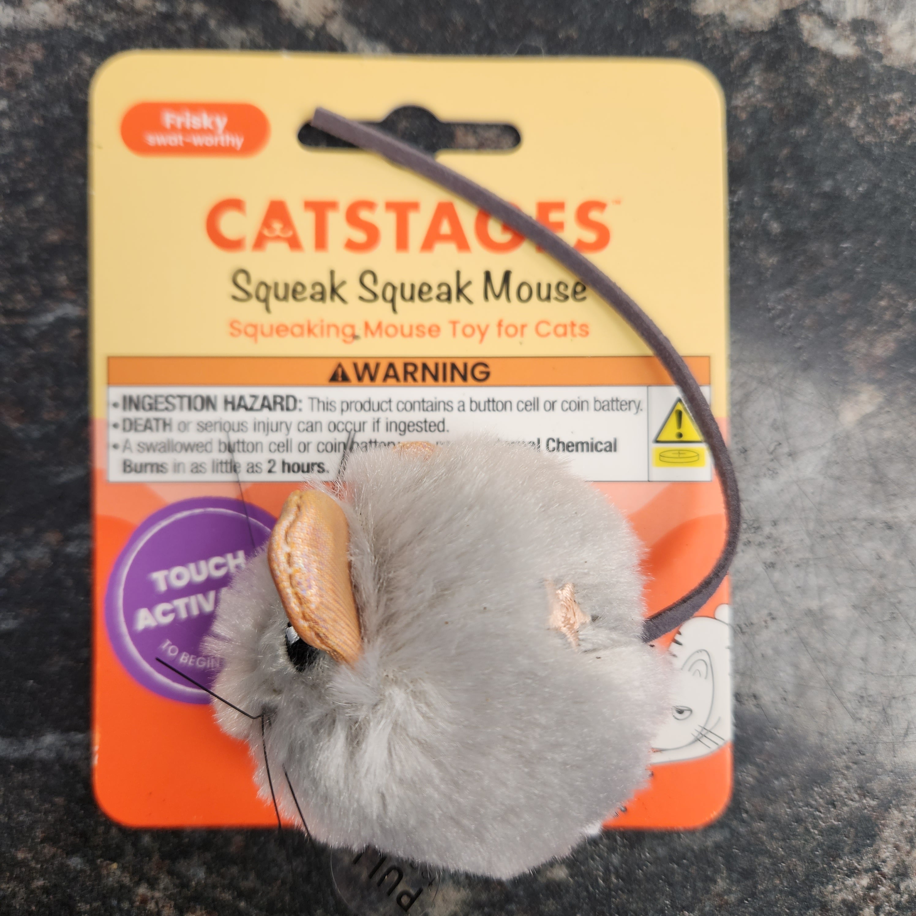 Catstages Squeak Cat Mouse Touch Activated