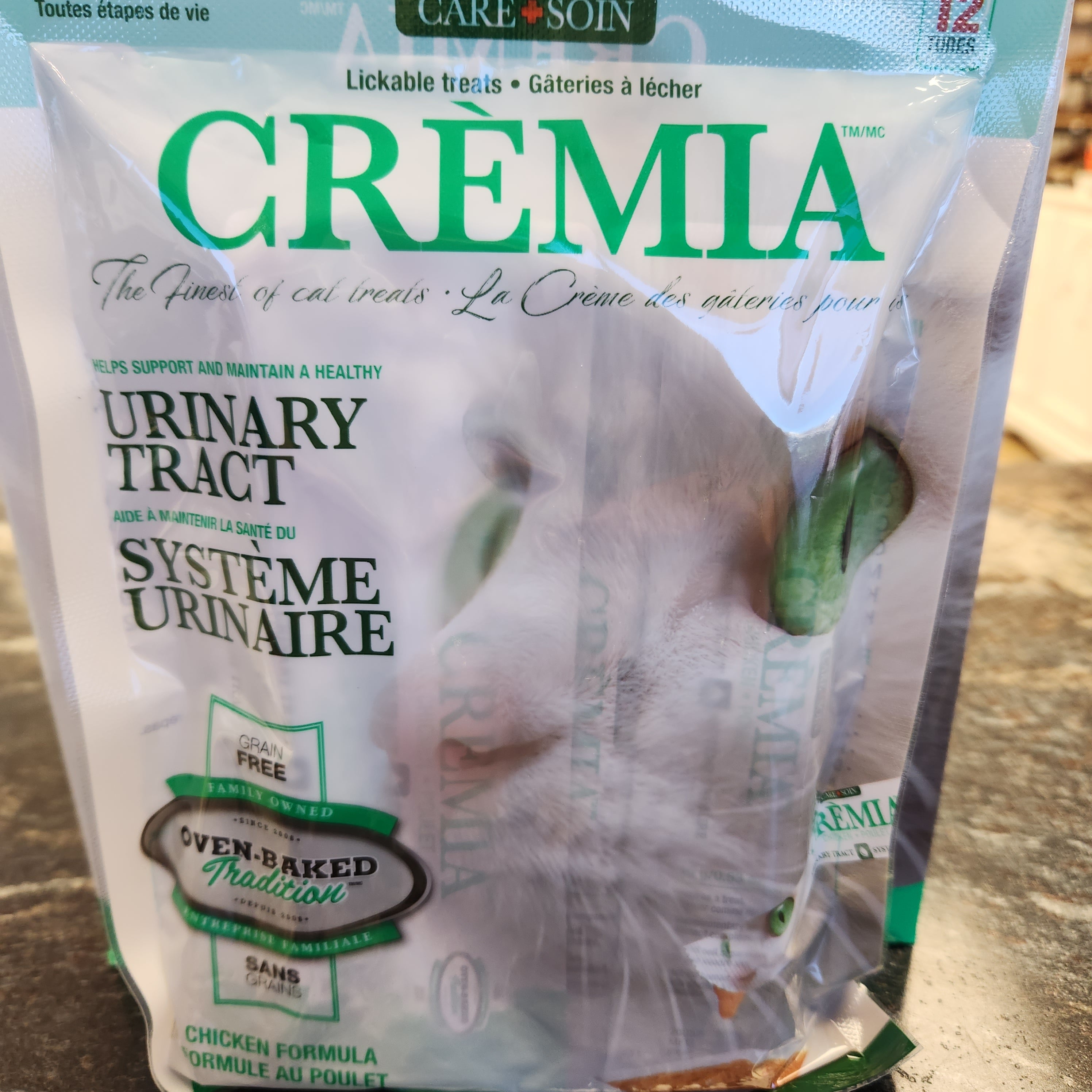 Oven Baked Tradition Cremia Lickable Cat Treats Urinary Formula 12pk