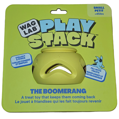 WAG LAB Play Stack, Treat Toy 4 Different Types in 2 Sizes