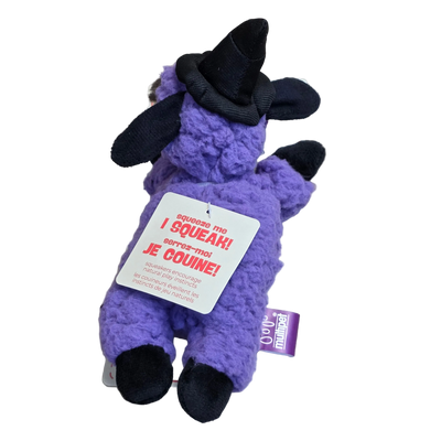 Multipet Lamb Chop Dog Toy, Halloween Witch, 6"