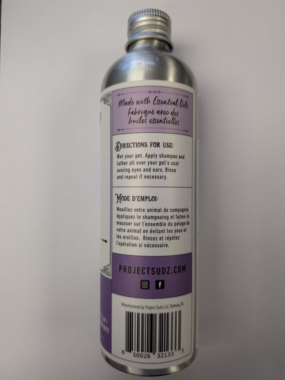 PROJECT SUDZ Gentle Pet Shampoo w/ Lavender & Clary Sage, 296ml