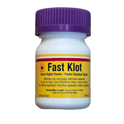 Dominion Veterinary Laboratories LTD, Fast Klot, Topical Styptic Powder, 14g