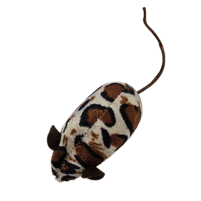 BüD’z Cat Toy, White Beige Mouse