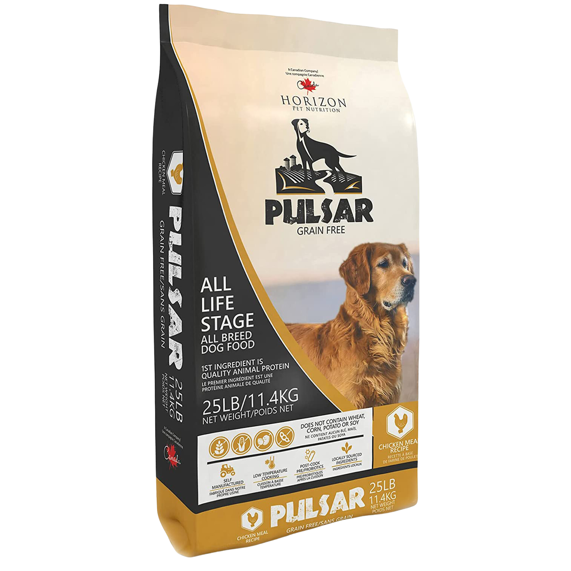 Pulsar All Life Stage, All Breed Dog Food, Grain-Free, Chicken Meal Recipe