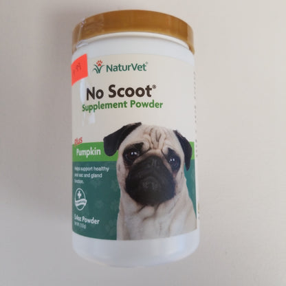 NaturVet No Scoot Supplément Poudre Plus Citrouille (150g)