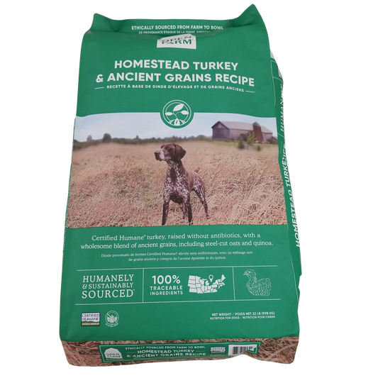 Open Farm Dog Food, Homestead Turkey & Ancient Grains Recipe, 22lb