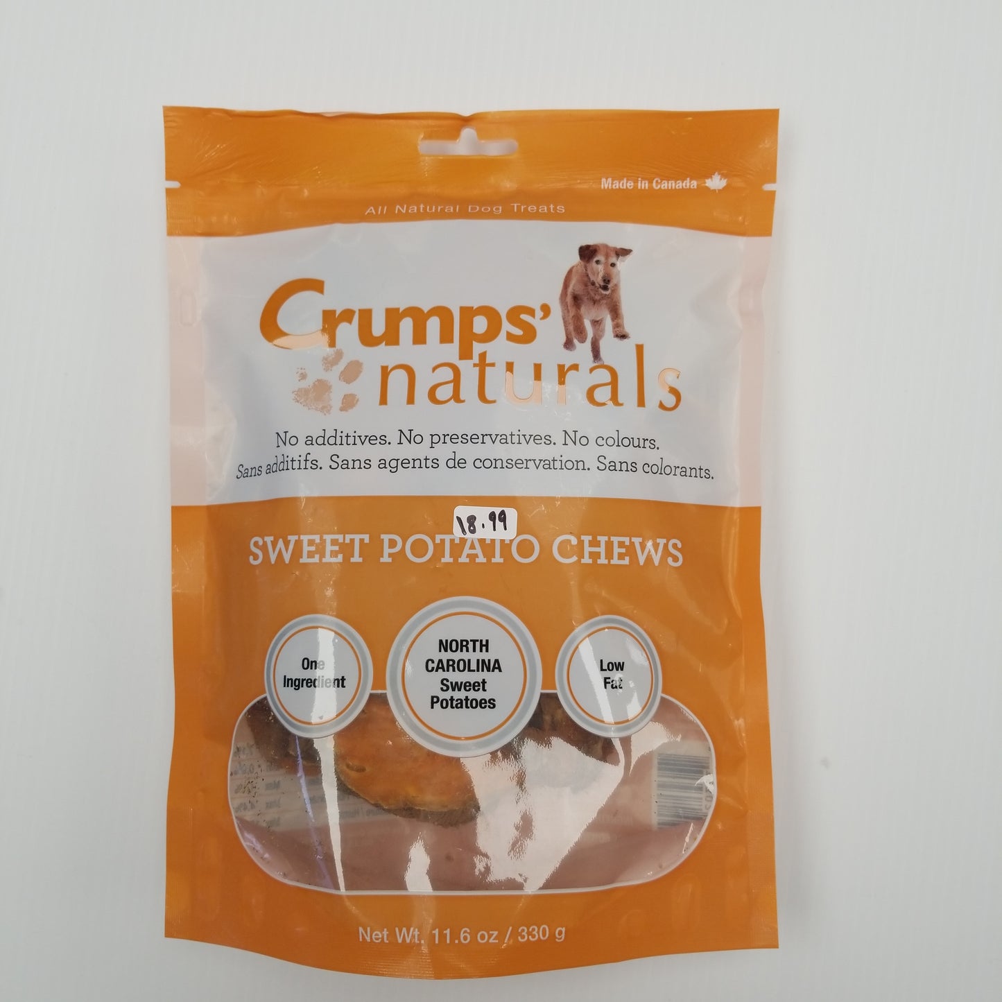 Crumps Naturals Patates douces à mâcher 11,6 oz