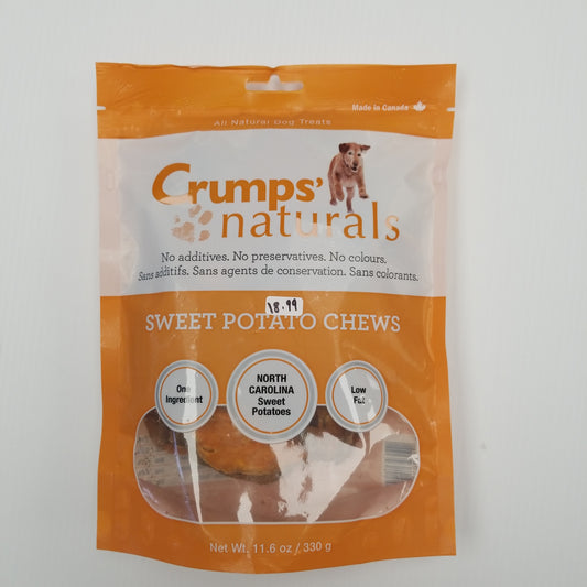 Crumps Naturals Sweet Potato Chews 11.6oz