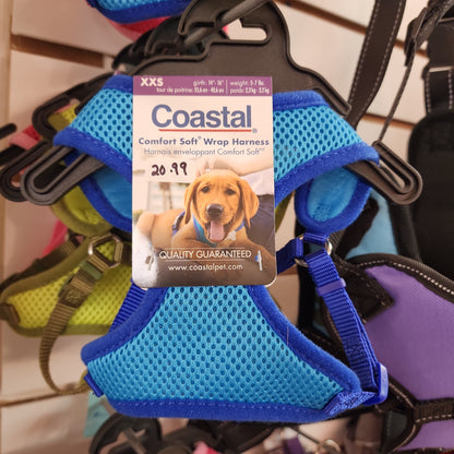 Coastal Comfort Soft Wrap Harness, Blue