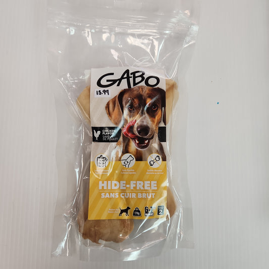 Gabo Hide OS noués sans saveur de poulet 2pk