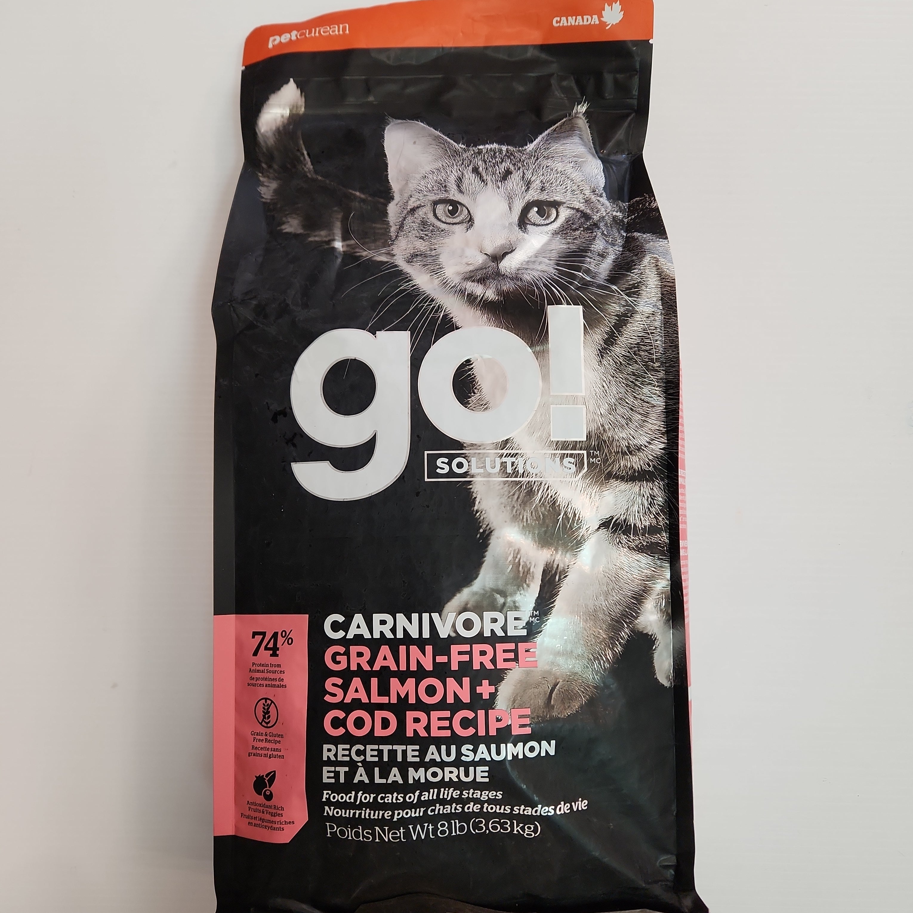 Go! Carnivore Grain Free Salmon Cod Cat Food