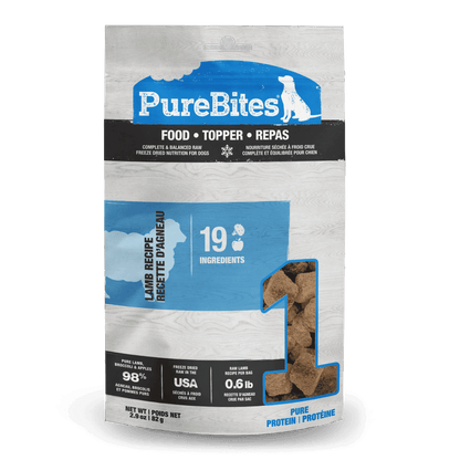 PureBites Freeze-Dried Dog Food Topper, Lamb