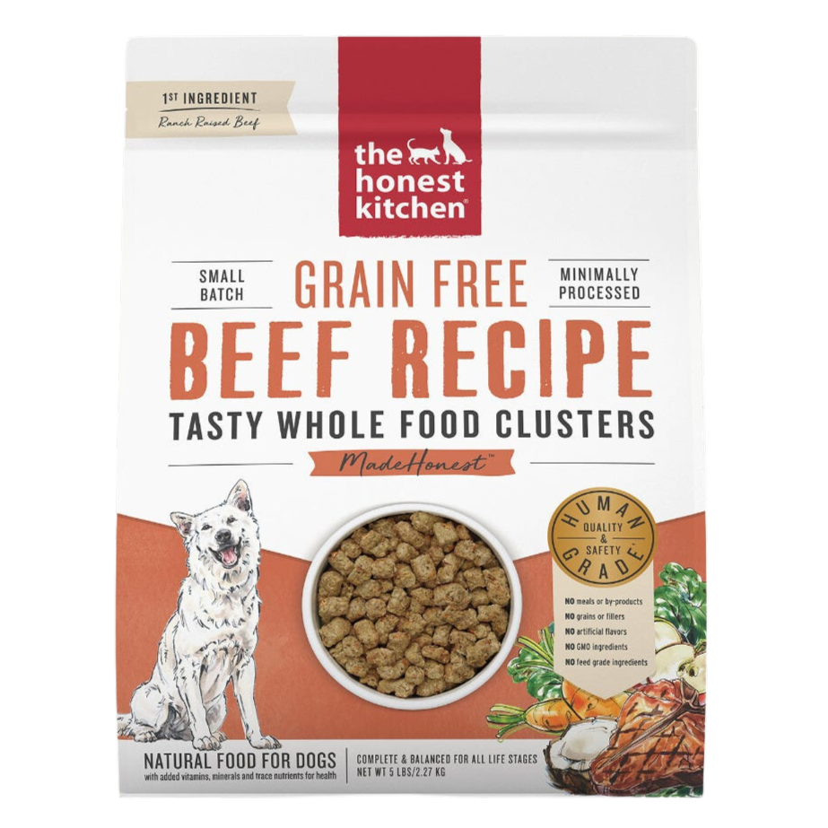 Honest Kitchen Whole Food Clusters, Grain-Free, Beef Recipe