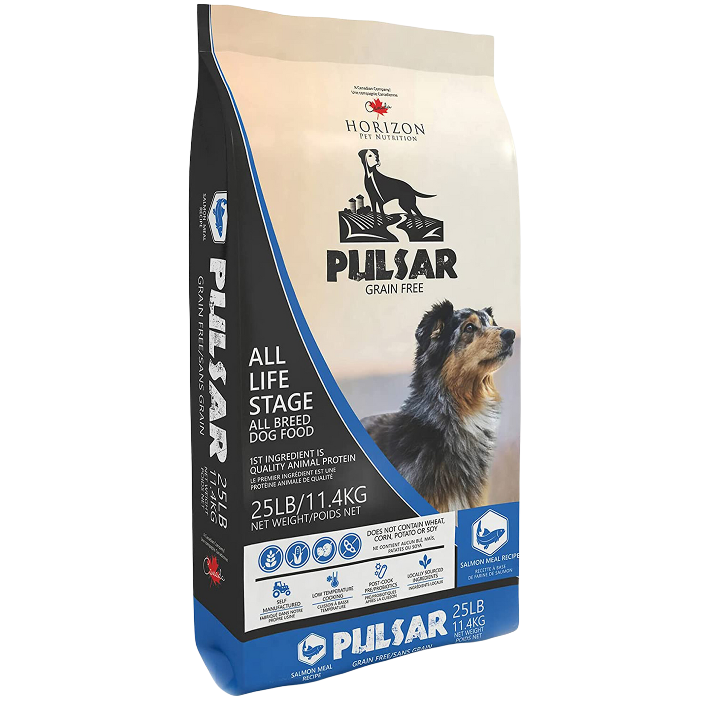 Pulsar All Life Stage, All Breed Dog Food, Grain-Free, Salmon Meal Recipe