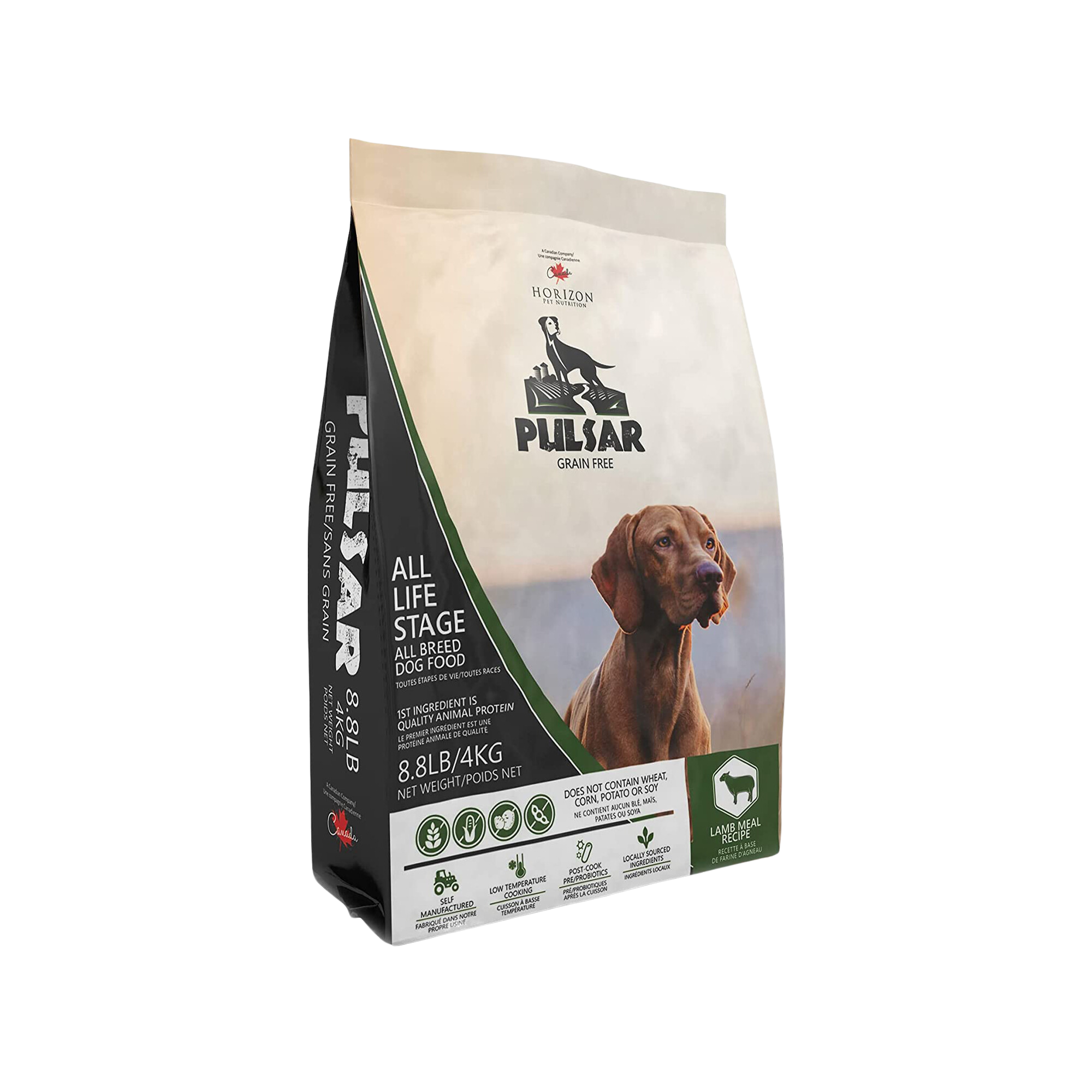 Pulsar All Life Stage, All Breed Dog Food, Grain-Free, Lamb Meal Recipe