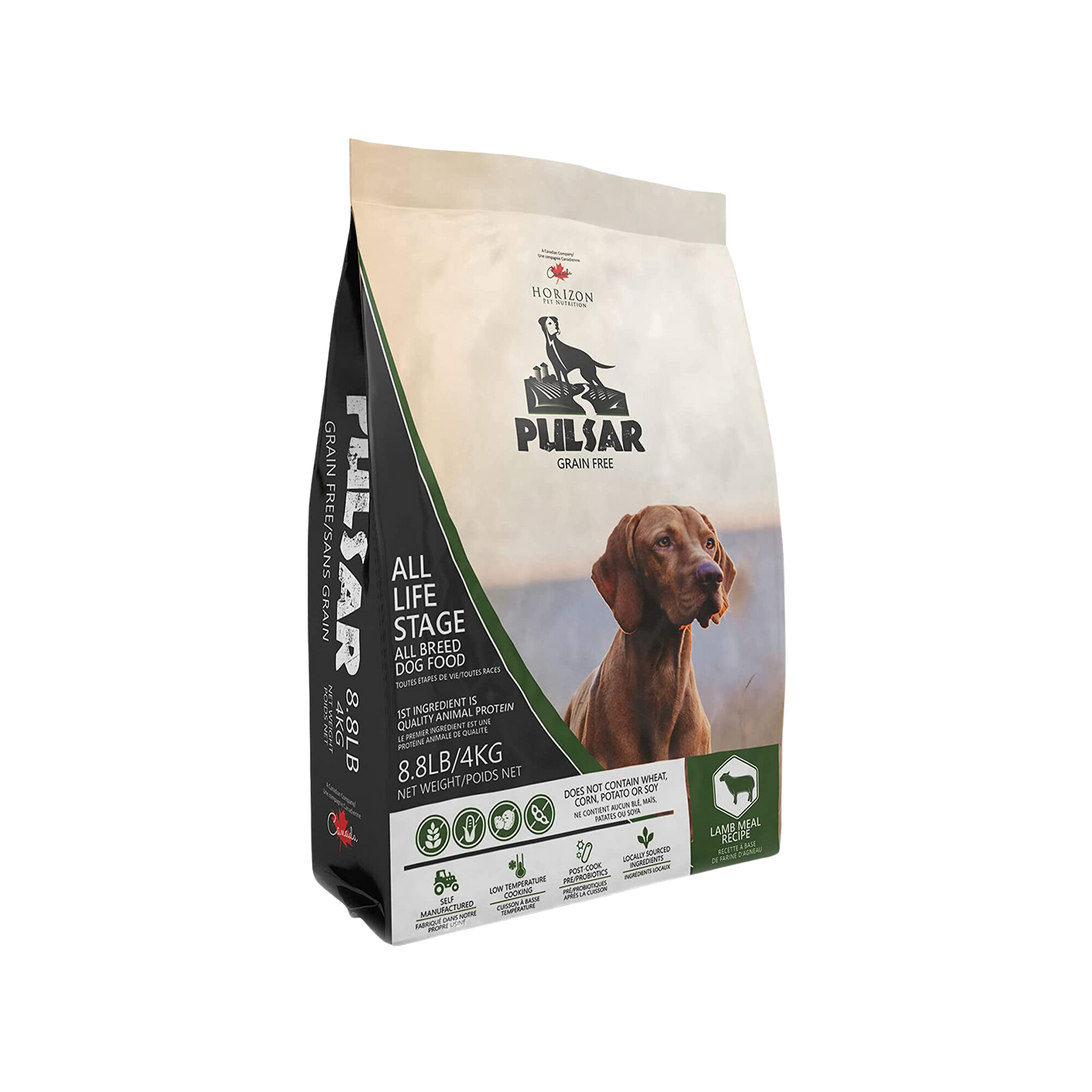 Pulsar All Life Stage, All Breed Dog Food, Grain-Free, Lamb Meal Recipe