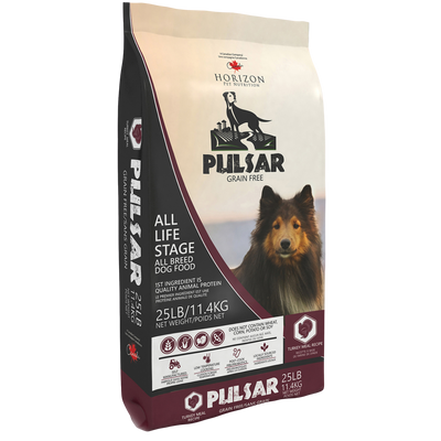 Pulsar All Life Stage, All Breed Dog Food, Grain-Free, Turkey Meal Recipe