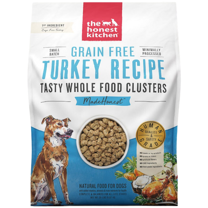 Honest Kitchen Whole Food Clusters, Grain-Free, Turkey Recipe