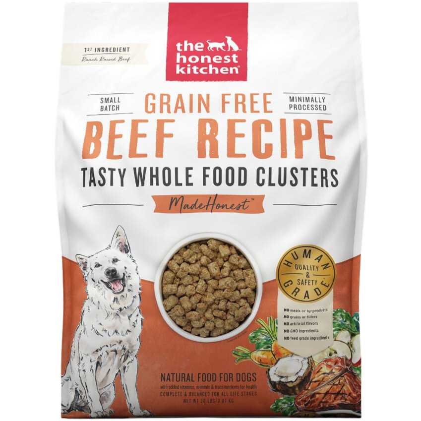 Honest Kitchen Whole Food Clusters, Grain-Free, Beef Recipe