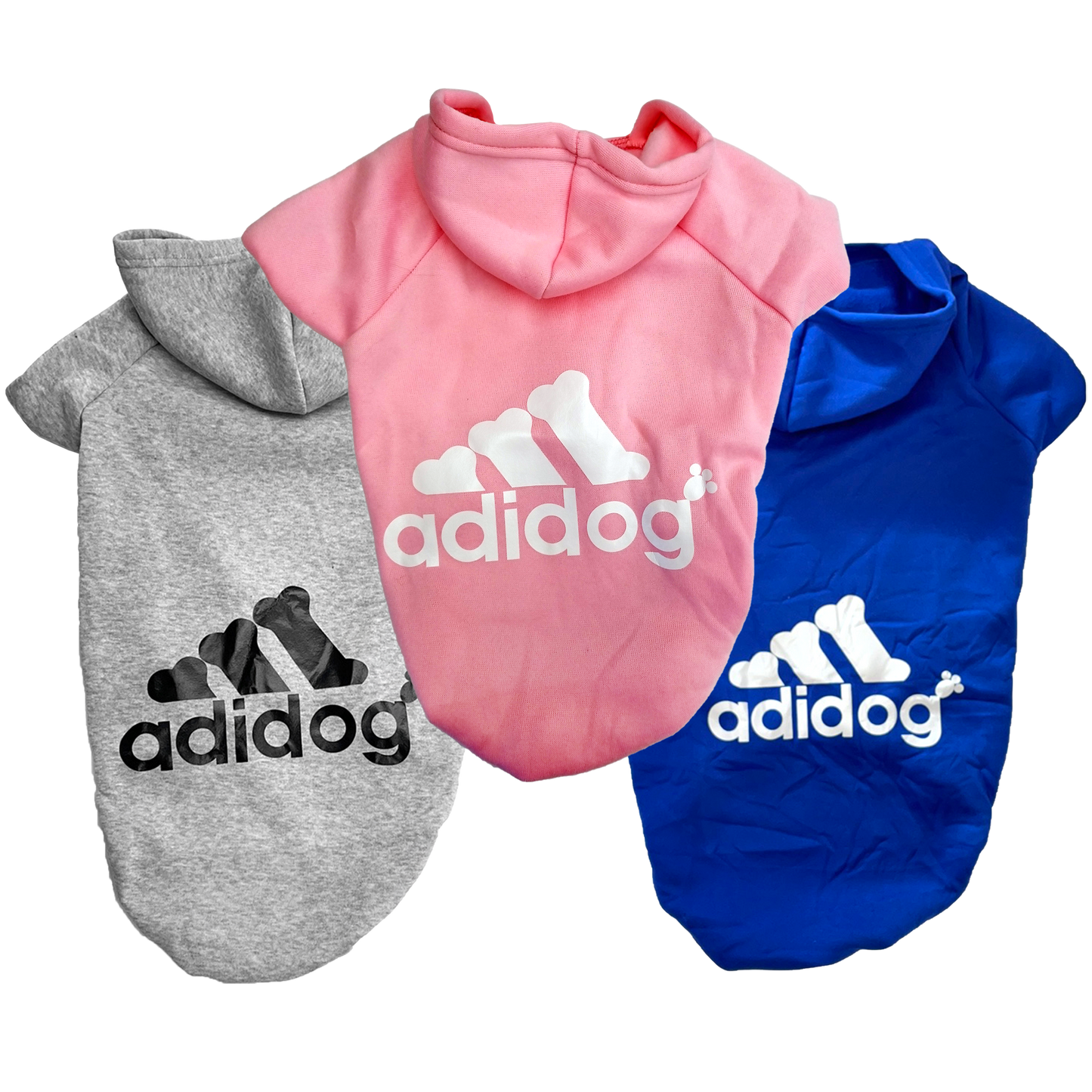 Adidog Hooded Dog Sweatshirt