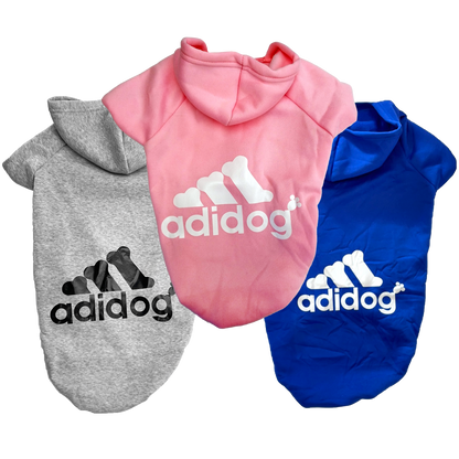 Sweat-shirt à capuche pour chien Adidog