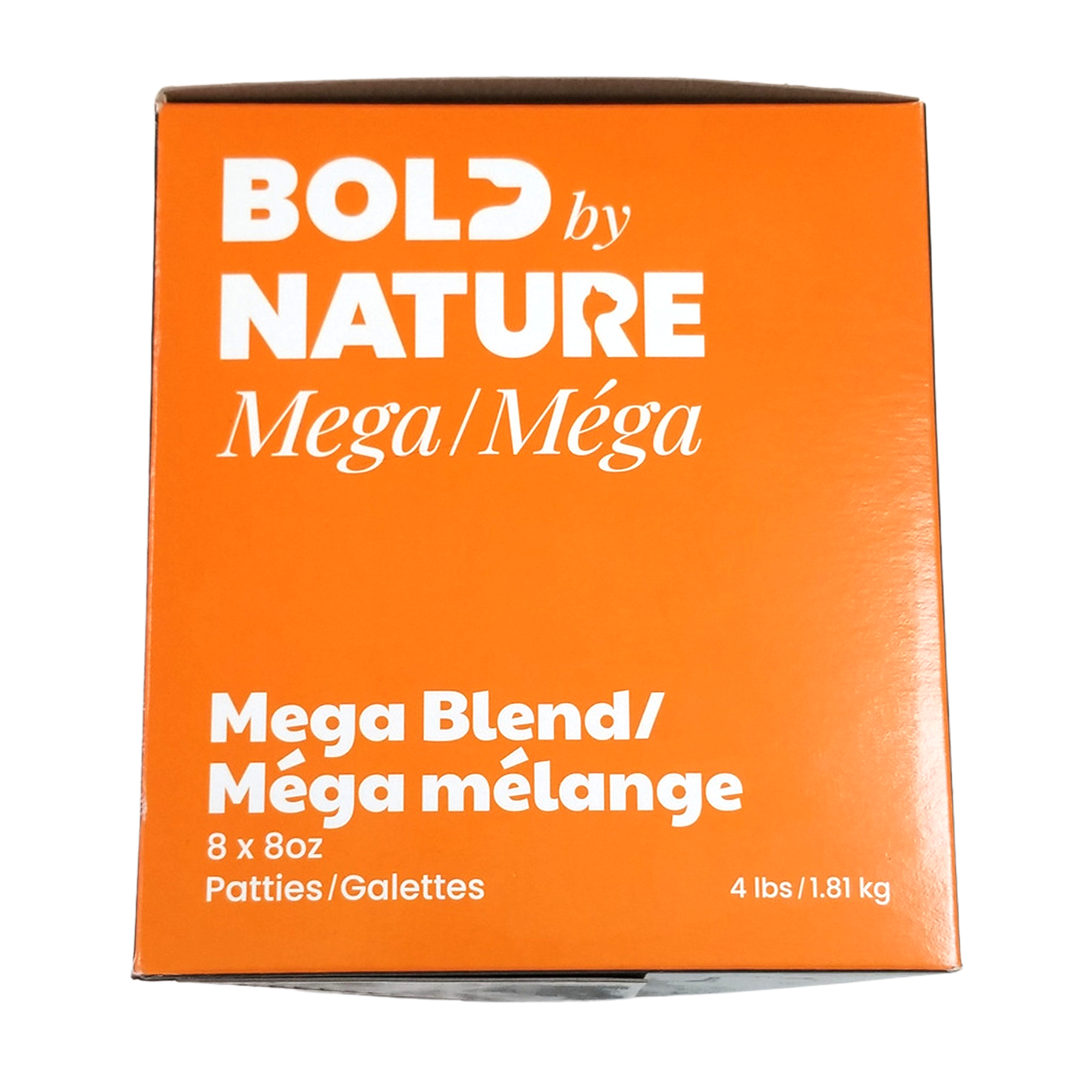 Bold By Nature Mega Raw Mega Blend Complete Diet, 8oz Patties
