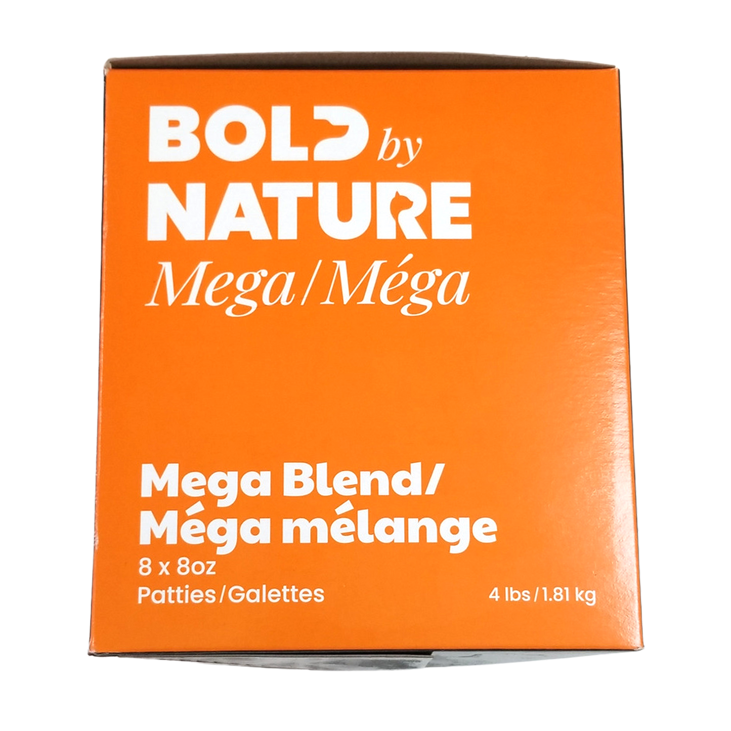 Bold By Nature Mega Raw Mega Blend Complete Diet, 8oz Patties