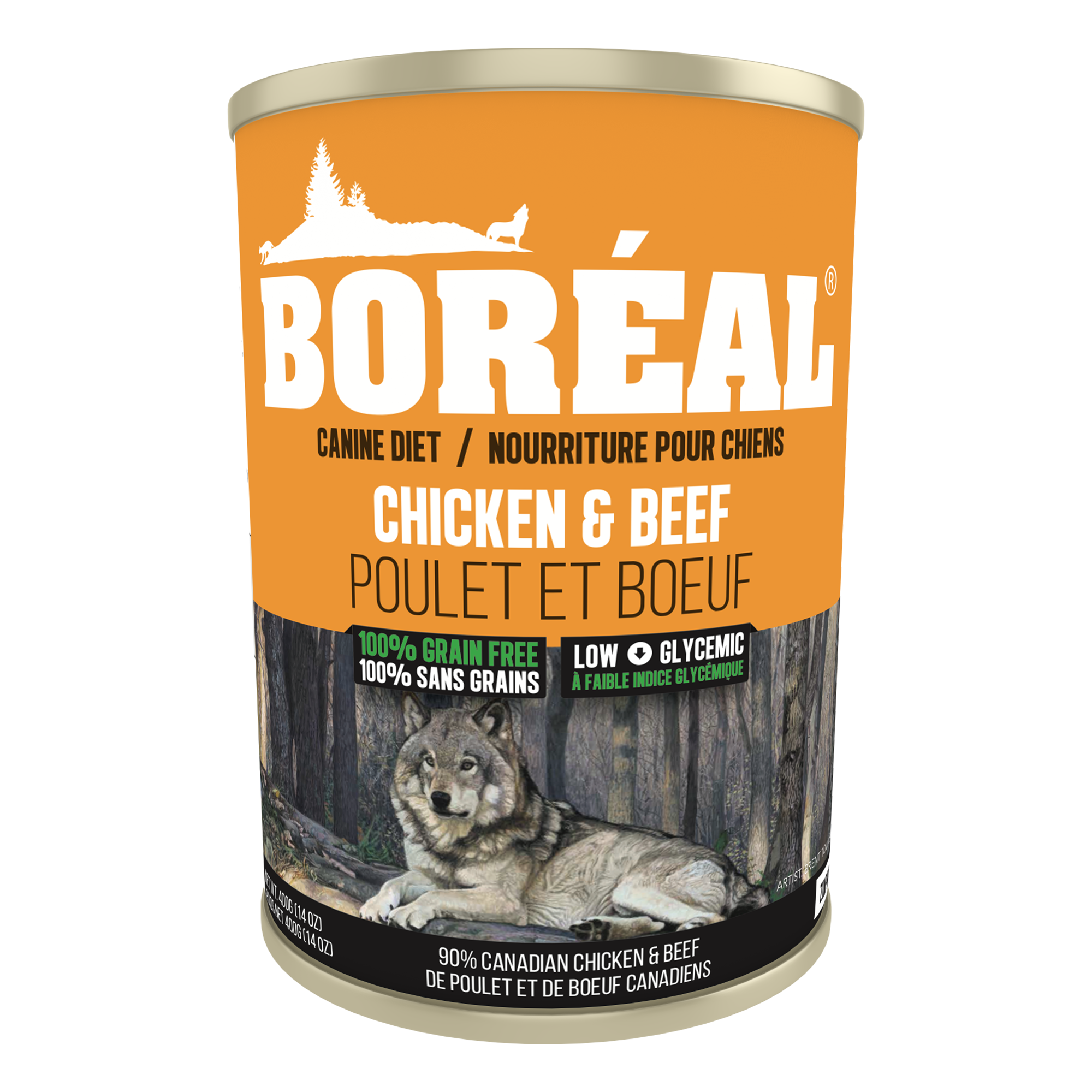 Boréal Functional Canned Dog Food, Grain-Free, Big Bear Chicken & Beef LP