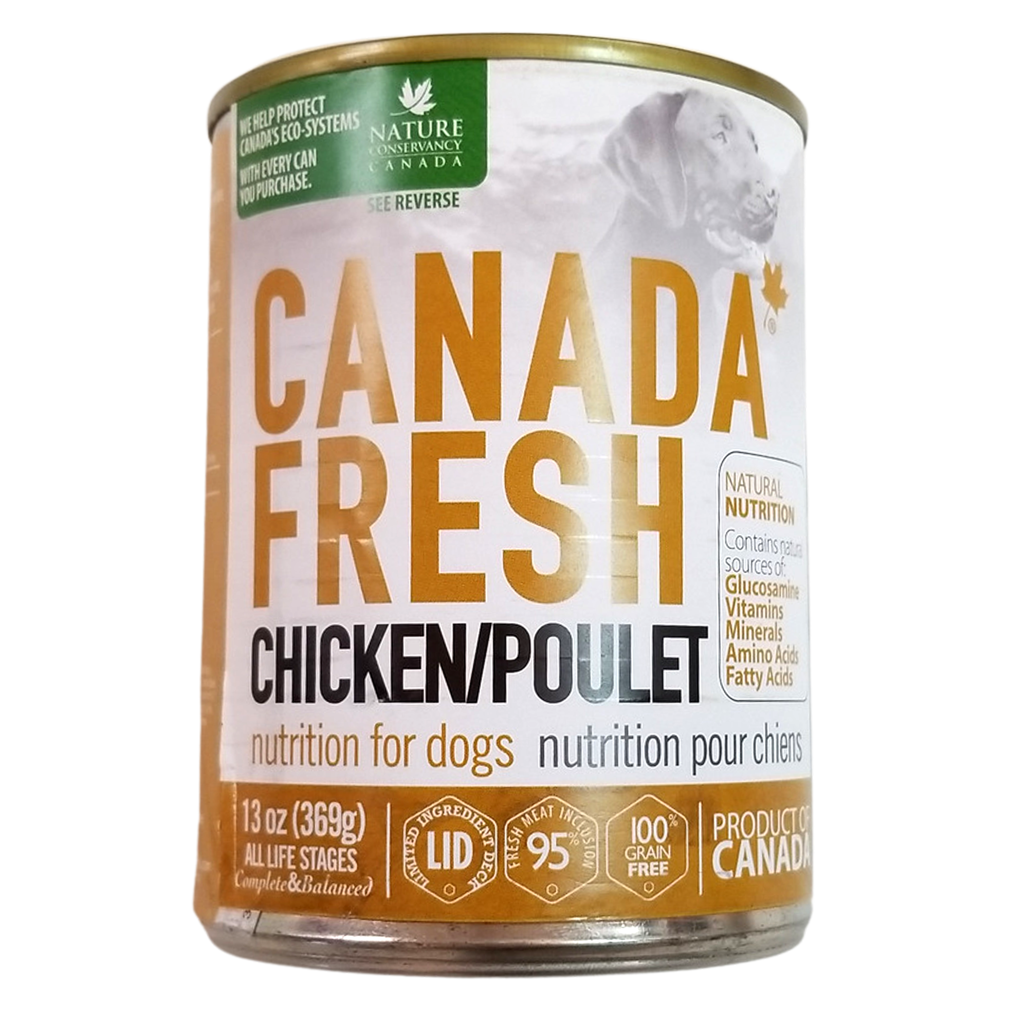 Canada Fresh Canned Dog Food, Grain-Free, Chicken, 13oz