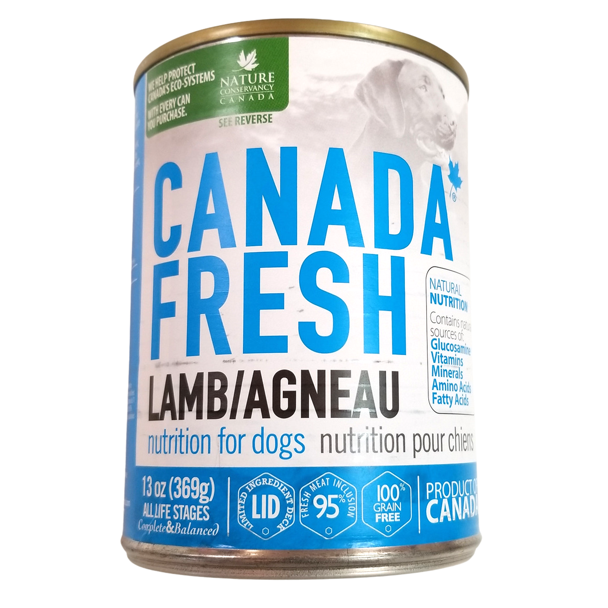 Canada Fresh Canned Dog Food, Grain-Free, Lamb, 13oz