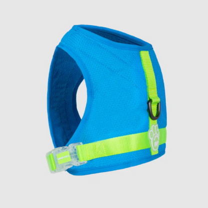 Canada Pooch Cooling No-Pull Harness, Just Add Water, Blue Green