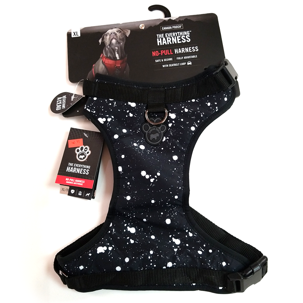 Canada Pooch Everything No-Pull Harness With Seatbelt Loop, Black