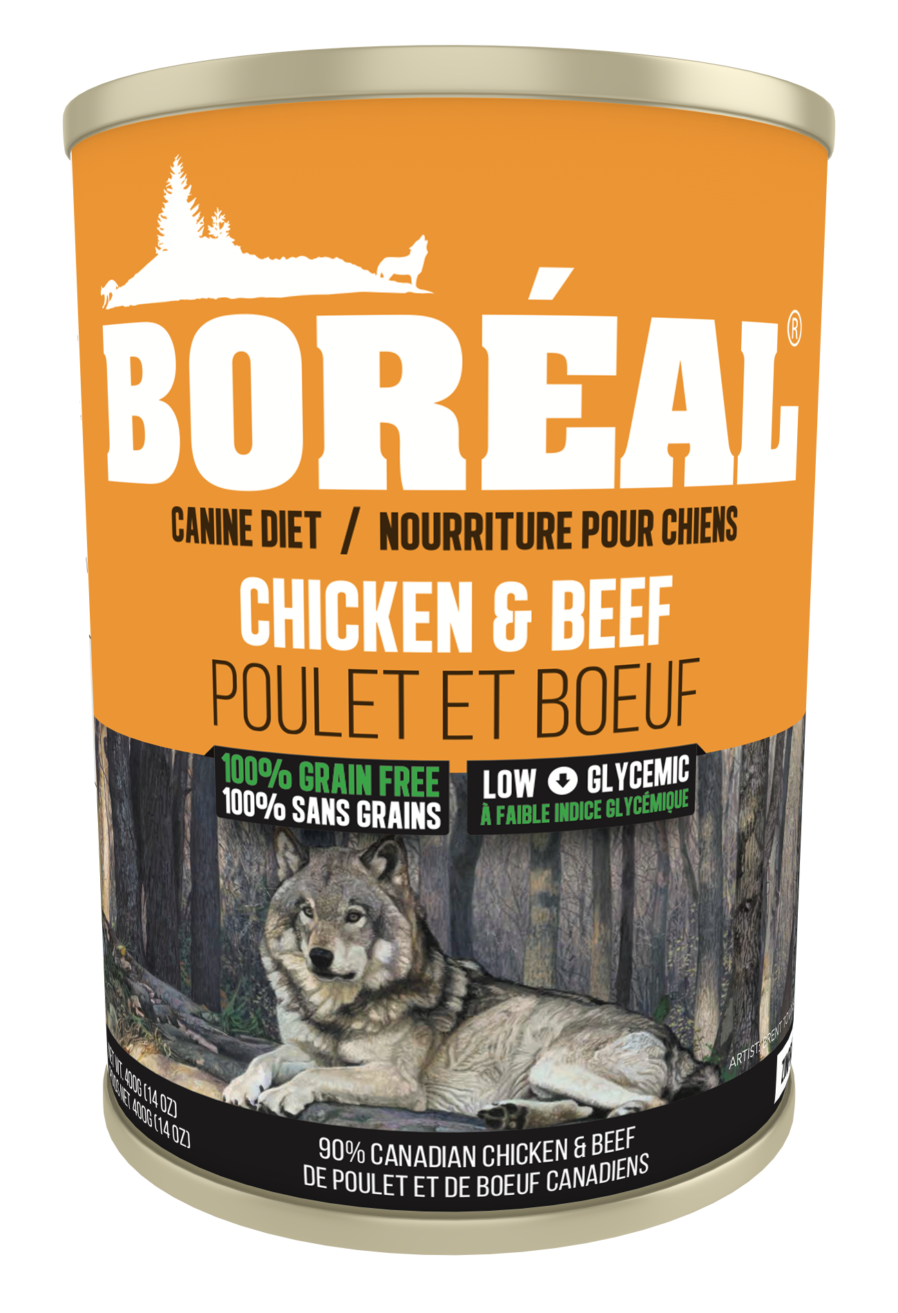 Boréal Functional Canned Dog Food, Grain-Free, Big Bear Chicken & Beef LP