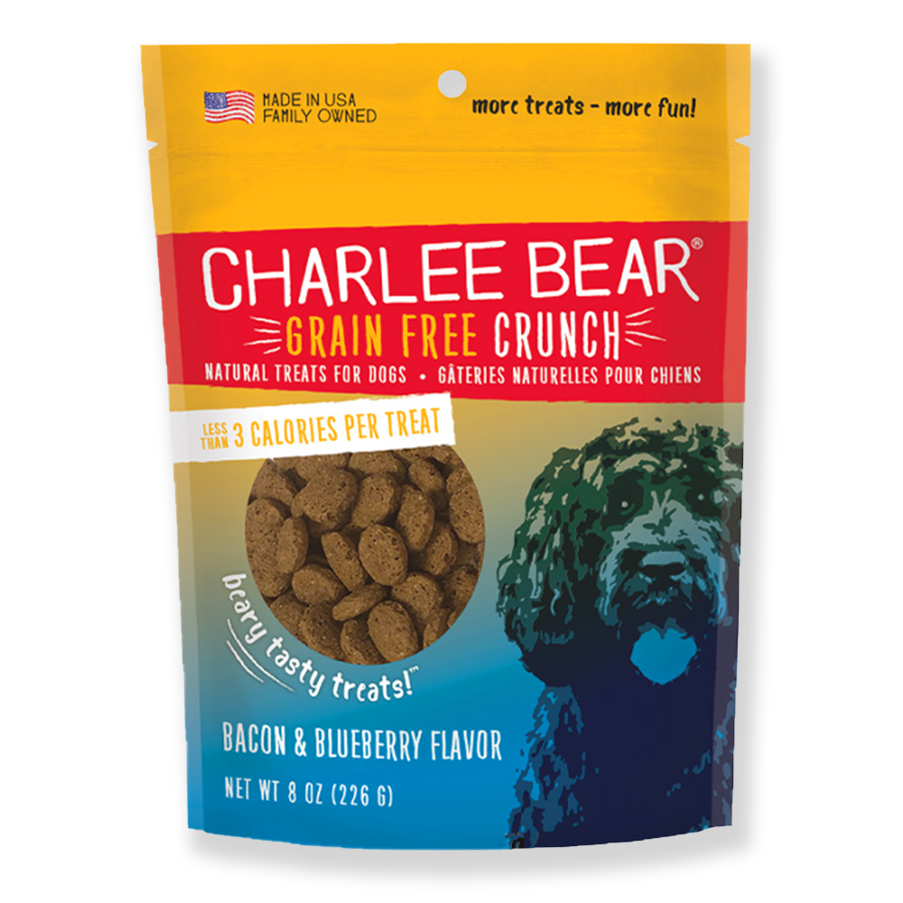 Charlee Bear Grain Free Bacon & Blueberry Flavor Treats (226g)