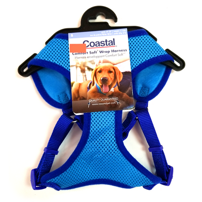 Coastal Comfort Soft Wrap Harness, Blue