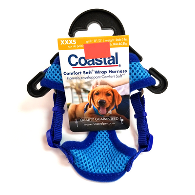 Coastal Comfort Soft Wrap Harness, Blue