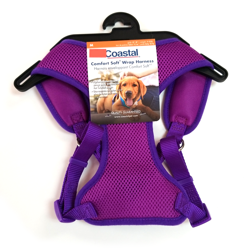Coastal Comfort Soft Wrap Harness, Purple