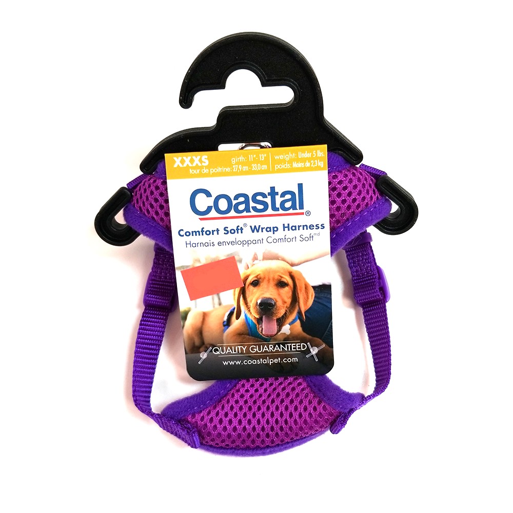 Coastal Comfort Soft Wrap Harness, Purple