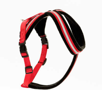Company of Animals Reflective Comfy Harness, Red/Black