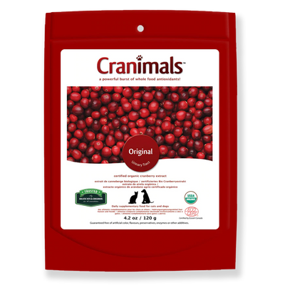 Cranimals Supplément urinaire original pour chat ou chien (120 g)