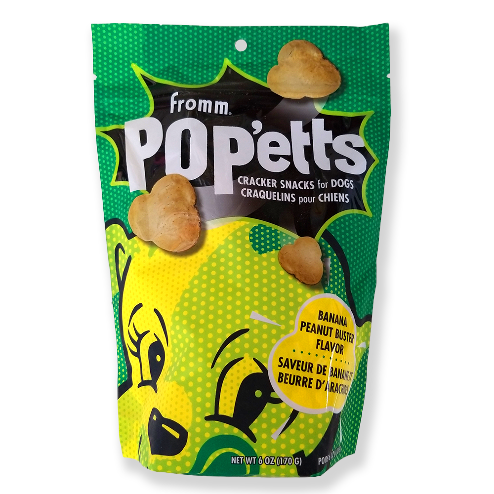 Fromm Pop'etts Cracker Snacks Banana Peanut Buster (170g)