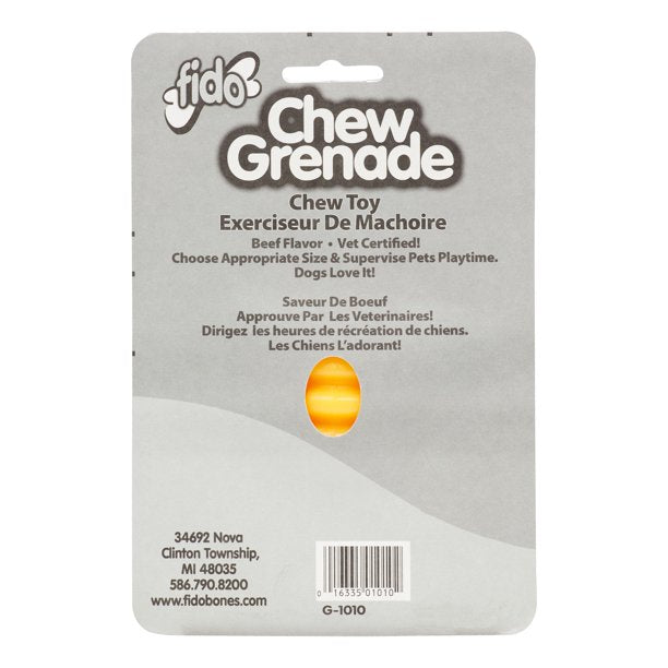 Fido Chew Grenade aromatisé au bœuf, petit 