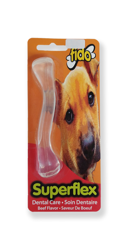 Fido Superflex Beef Flavored Dental Care Bone