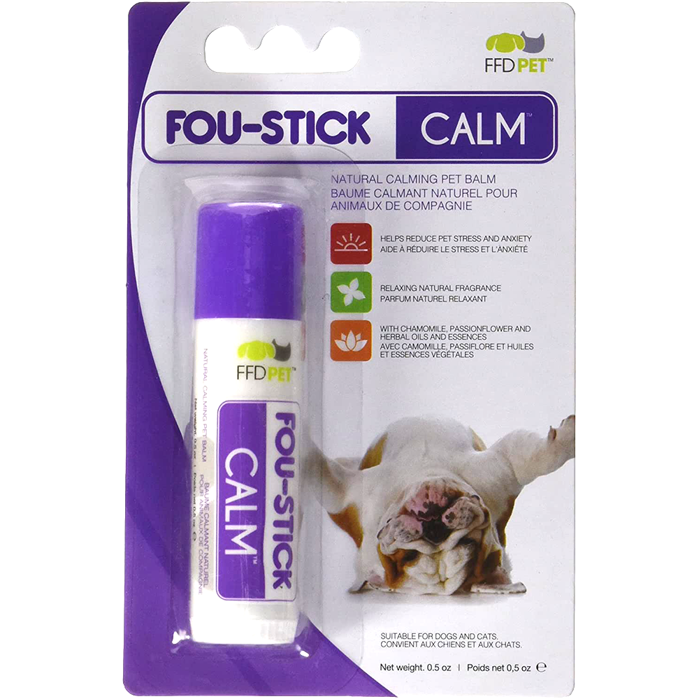 Fou Stick Calm Baume apaisant naturel pour animaux de compagnie (5,5 oz) 