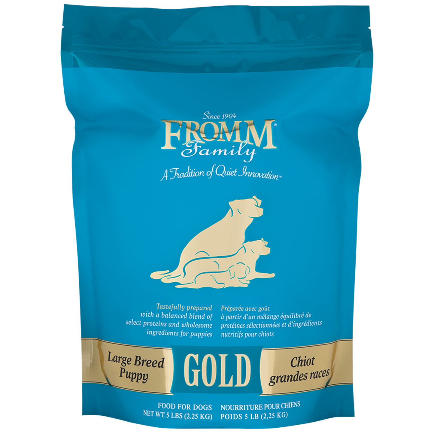 Famille Fromm, chiot de grande race Gold