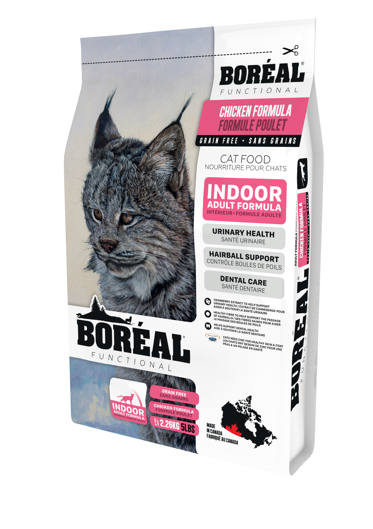 Boréal Functional Indoor Adult Cat Food, Chicken Formula